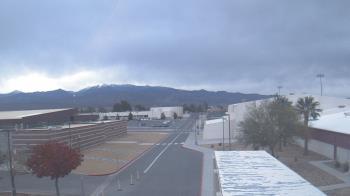 Weather camera view of Pahrump Valley HS.
