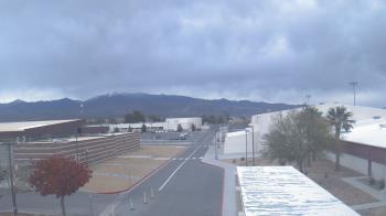 Weather camera view of Pahrump Valley HS.