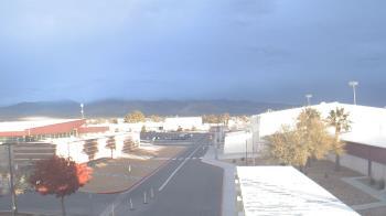 Weather camera view of Pahrump Valley HS.