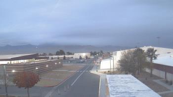 Weather camera view of Pahrump Valley HS.