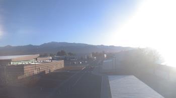 Weather camera view of Pahrump Valley HS.