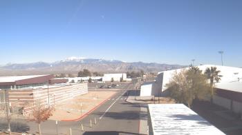 Weather camera view of Pahrump Valley HS.