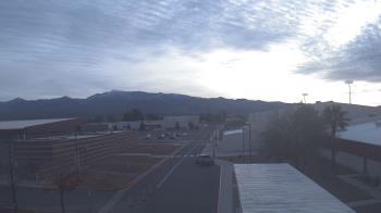 Weather camera view of Pahrump Valley HS.