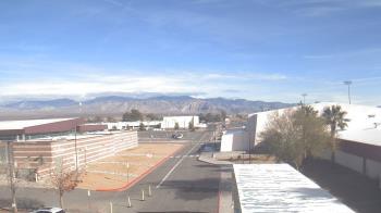 Weather camera view of Pahrump Valley HS.