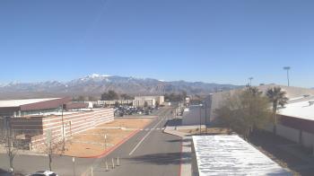 Weather camera view of Pahrump Valley HS.