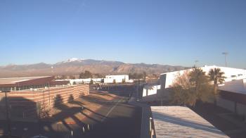 Weather camera view of Pahrump Valley HS.