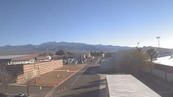 Weather camera view of Pahrump Valley HS.