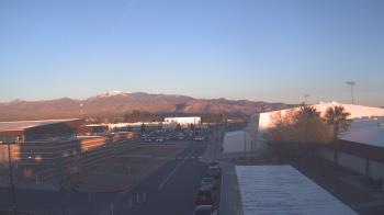 Weather camera view of Pahrump Valley HS.