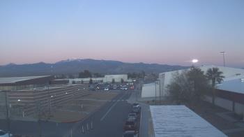 Weather camera view of Pahrump Valley HS.
