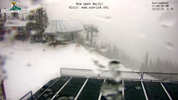 Weather camera view of Sunrise Park Resort 10650 ft elev.