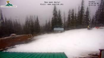 Weather camera view of Sunrise Park Resort 10650 ft elev.