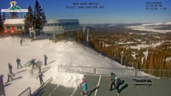 Weather camera view of Sunrise Park Resort 10650 ft elev.