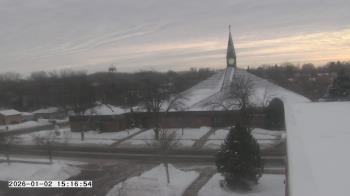 Weather camera view of St. Michael Catholic School.