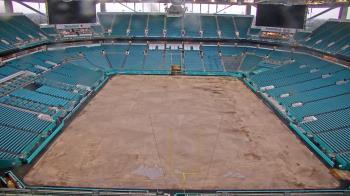 Weather camera view of Hard Rock Stadium (east lot).