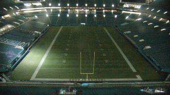 Weather camera view of Hard Rock Stadium (east lot).