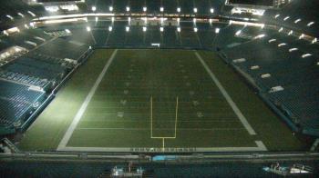 Weather camera view of Hard Rock Stadium (east lot).