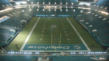 Weather camera view of Hard Rock Stadium (east lot).
