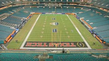Weather camera view of Hard Rock Stadium (east lot).
