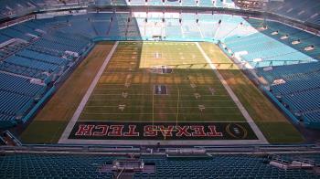 Weather camera view of Hard Rock Stadium (east lot).