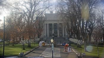 Weather camera view of Prescott Courthouse Square.