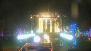 Weather camera view of Prescott Courthouse Square.