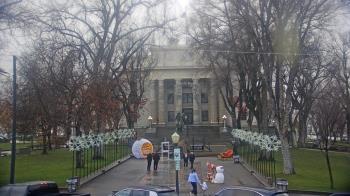 Weather camera view of Prescott Courthouse Square.