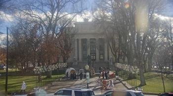 Weather camera view of Prescott Courthouse Square.