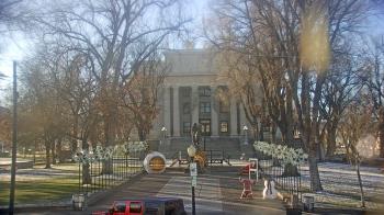 Weather camera view of Prescott Courthouse Square.