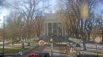 Weather camera view of Prescott Courthouse Square.