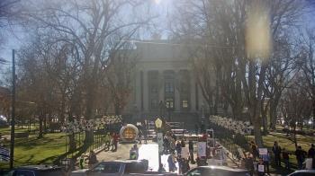 Weather camera view of Prescott Courthouse Square.