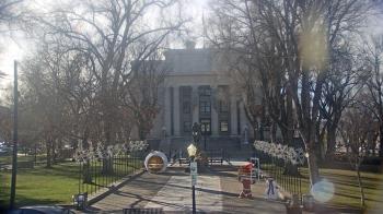 Weather camera view of Prescott Courthouse Square.