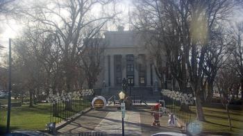 Weather camera view of Prescott Courthouse Square.