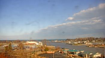 Weather camera view of Charlotte-Genesee Lighthouse.