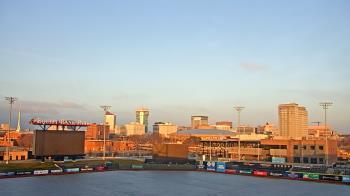 Weather camera view of Riverfront Stadium.