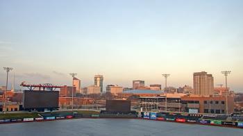 Weather camera view of Riverfront Stadium.