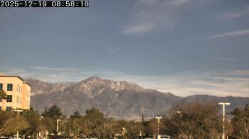 Weather camera view of San Bernardino CA.