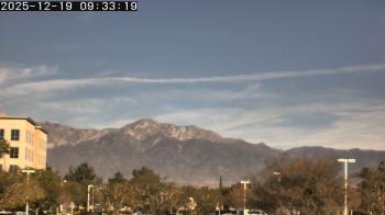 Weather camera view of San Bernardino CA.