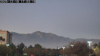 Weather camera view of San Bernardino CA.