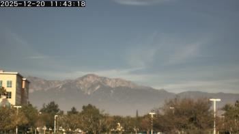 Weather camera view of San Bernardino CA.