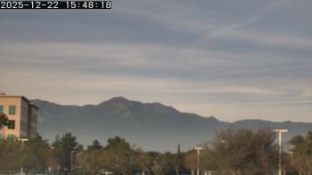 Weather camera view of San Bernardino CA.