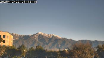 Weather camera view of San Bernardino CA.