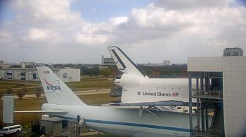 Weather camera view of Space Center Houston.