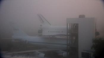Weather camera view of Space Center Houston.