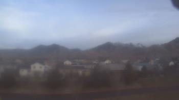Weather camera view of Blue Peak HS.