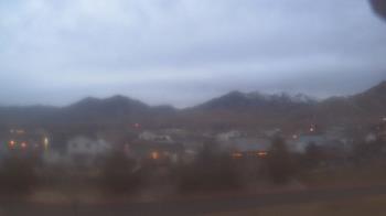Weather camera view of Blue Peak HS.