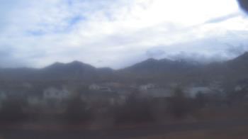 Weather camera view of Blue Peak HS.