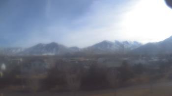 Weather camera view of Blue Peak HS.