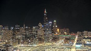 Weather camera view of UIC - University of Illinois Chicago.