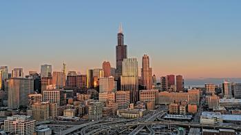 Weather camera view of UIC - University of Illinois Chicago.
