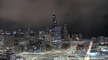 Weather camera view of UIC - University of Illinois Chicago.